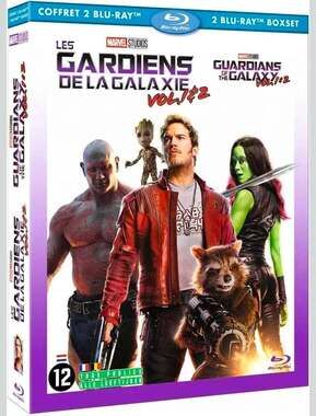 Marvel Guardians of the Galaxy Vol 1 & 2 Blu-ray DVD Movie Box Set